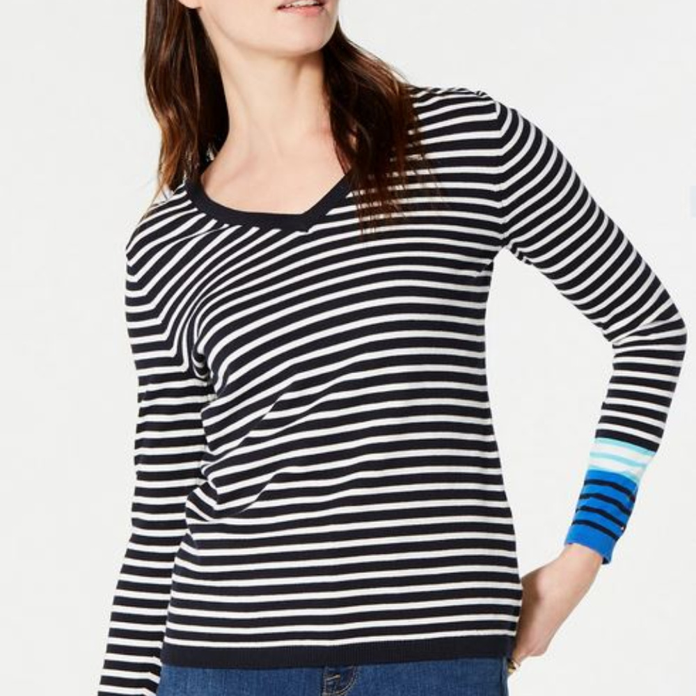 Tommy Hilfiger Cotton Breton Stripe Ivy Sweater